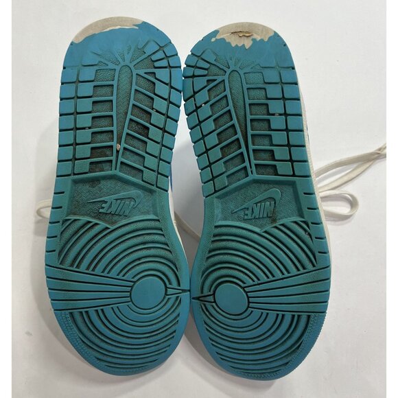 Air Jordan 1 Mid Leather Sneakers in UNC - Picture 8 of 9